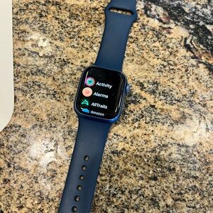 Apple Watch Series 7, GPS + Cellular, metallic blue,